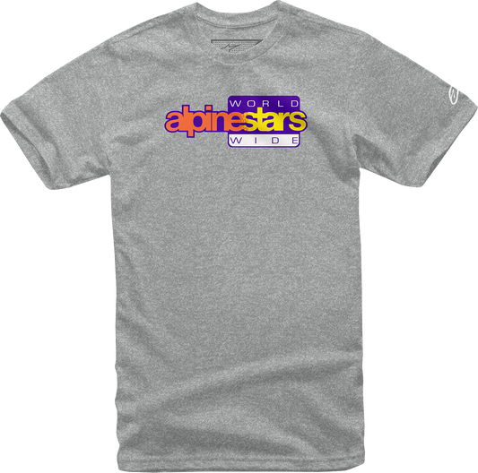 Мото тениска ALPINESTARS TEE WORLD WIDE GREY