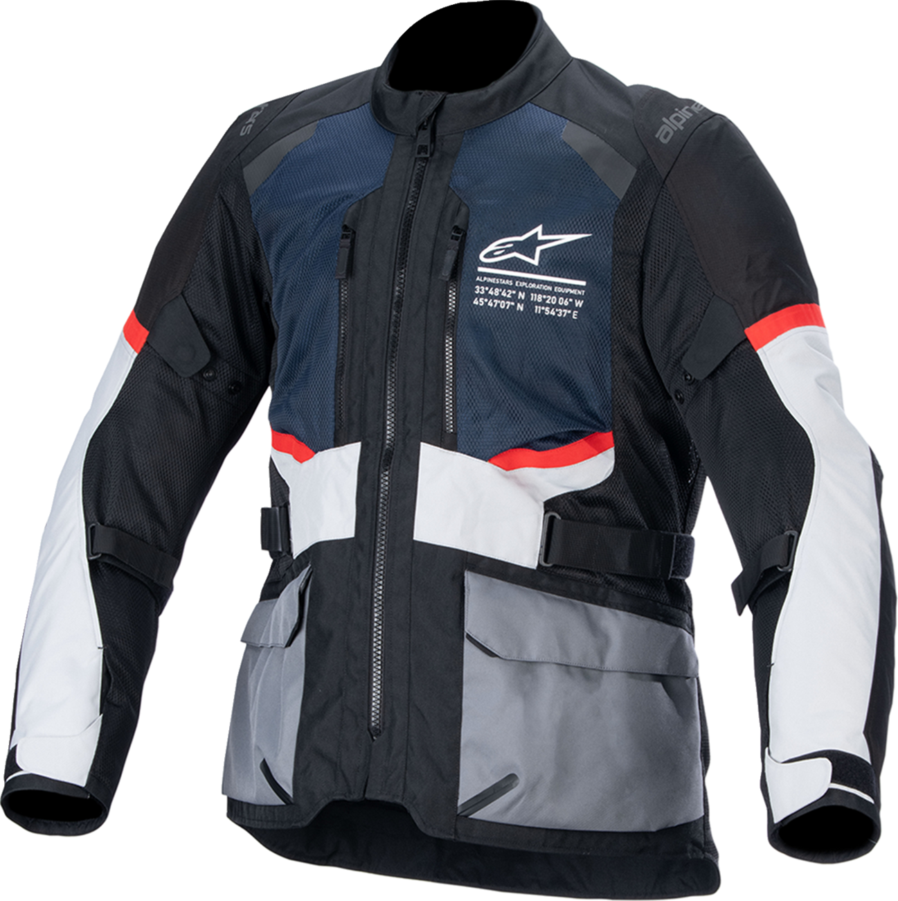 Текстилно мото яке ALPINESTARS ANDES AIR Drystar® BLUE/GRAY