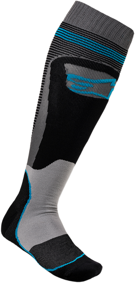 Термо чорапи ALPINESTARS MX PLUS1 BLACK/CYAN