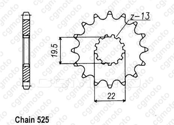 Комплект верига и пиньони REGINA SUZUKI GSF400 BAND 93-96