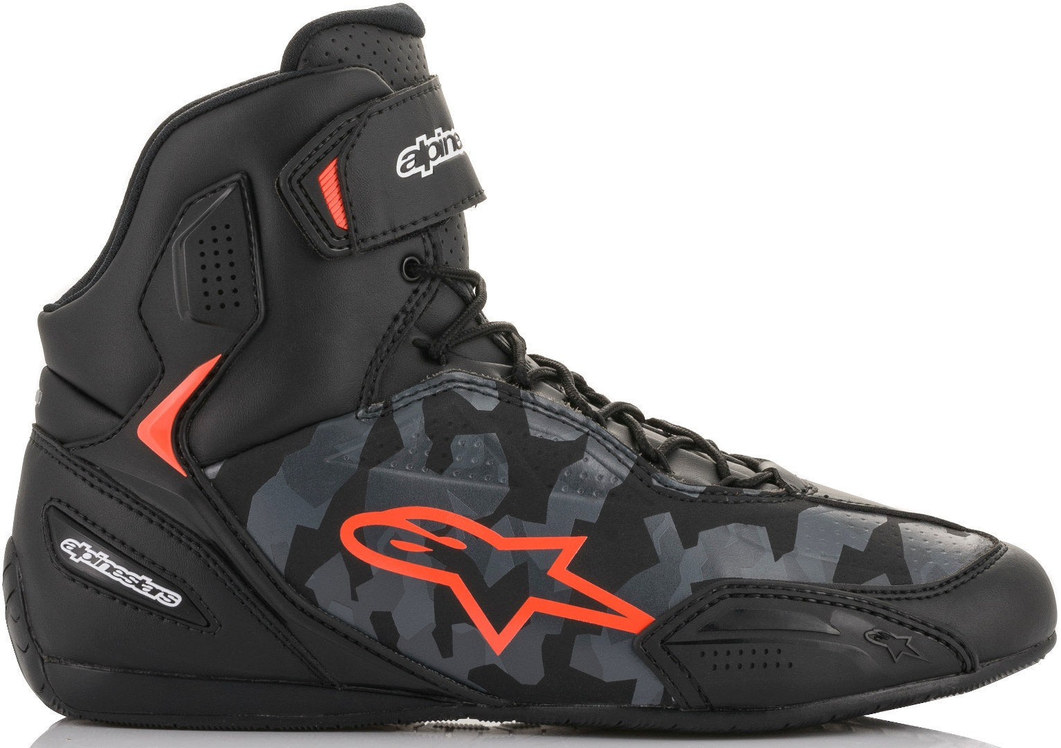 Мото боти ALPINESTARS FASTER-3 BLACK/GRAY/CAMO/RED