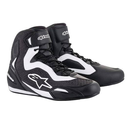 Мото боти ALPINESTARS FASTER-3 RIDEKNIT BLACK/WHITE