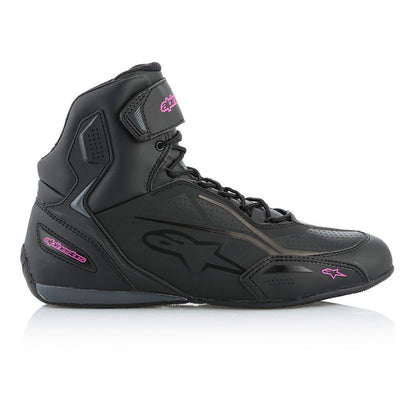 Дамски мото боти ALPINESTARS STELLA FASTER-3 BLACK/FUCHSIA