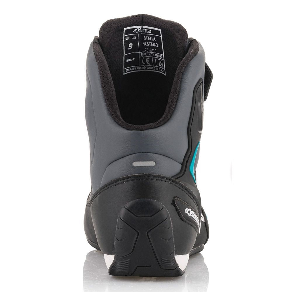 Дамски мото боти ALPINESTARS STELLA FASTER-3 BLACK/GRAY/OCEAN