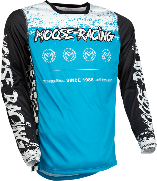 Мотокрос блуза MOOSE RACING M1 BLACK/BLUE