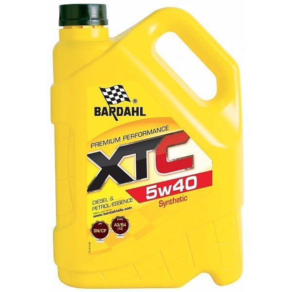 BARDAHL XTC 5W40 5L автомобилно масло BARDAHL