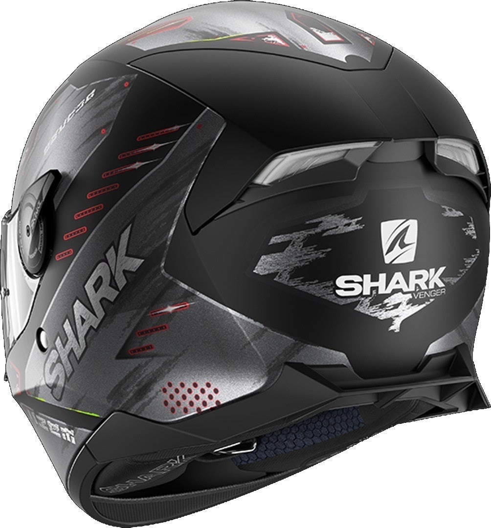 Каска SHARK SKWAL 2 VENGER BLACK/RED MATT