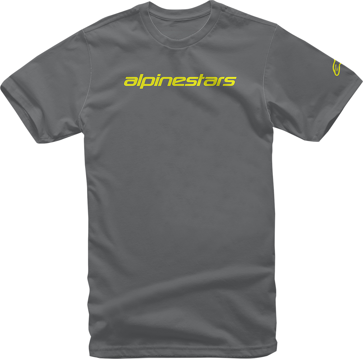 Тениска ALPINESTARS TEE LINEAR WORD GY/YL