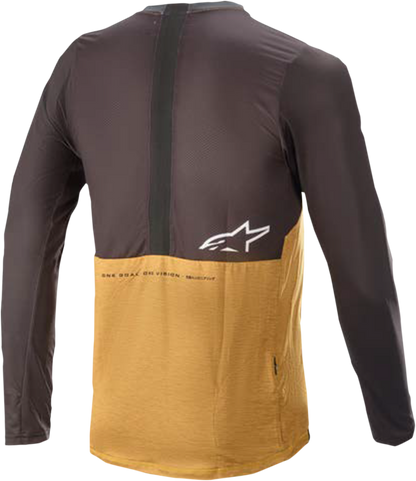 Вело джърси ALPINESTARS Drop 6 Long Sleeve BLACK/ORANGE