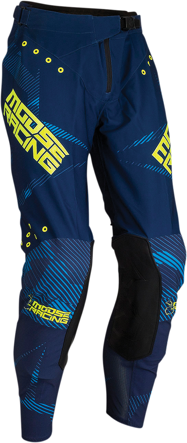 Мотокрос брич MOOSE RACING AGROID NAVY/HI-VIZ