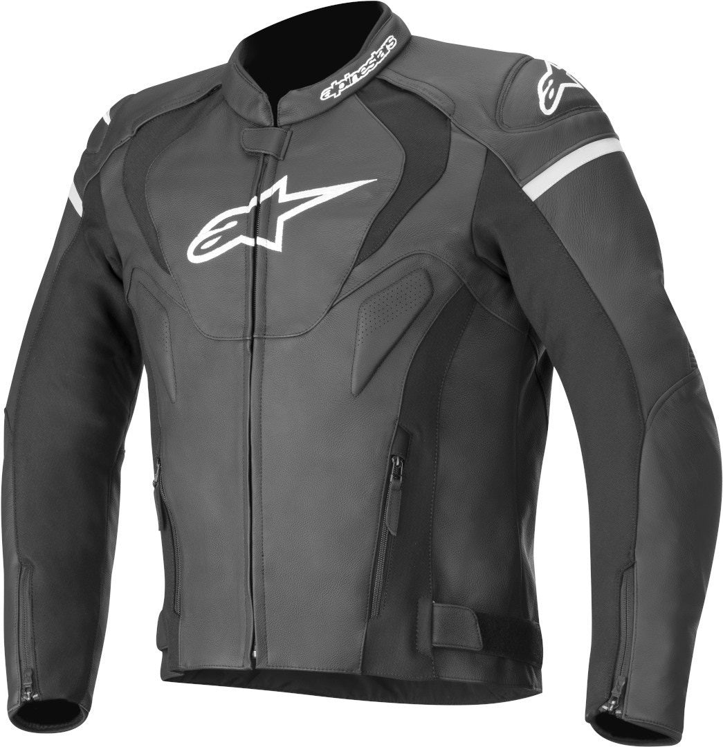Кожено яке ALPINESTARS JAWS V3 BLACK/WHITE