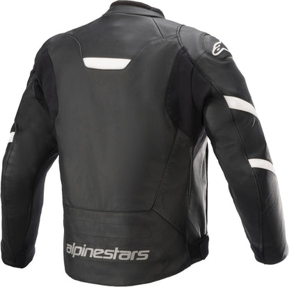 Кожено мото яке ALPINESTARS FASTER V2 BLACK/WHITE