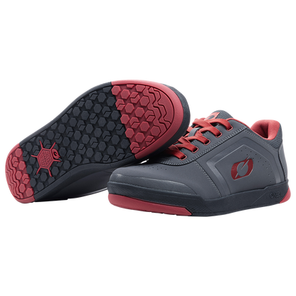 Вело обувки O'NEAL PINNED FLAT PEDAL V.22 GRAY/RED