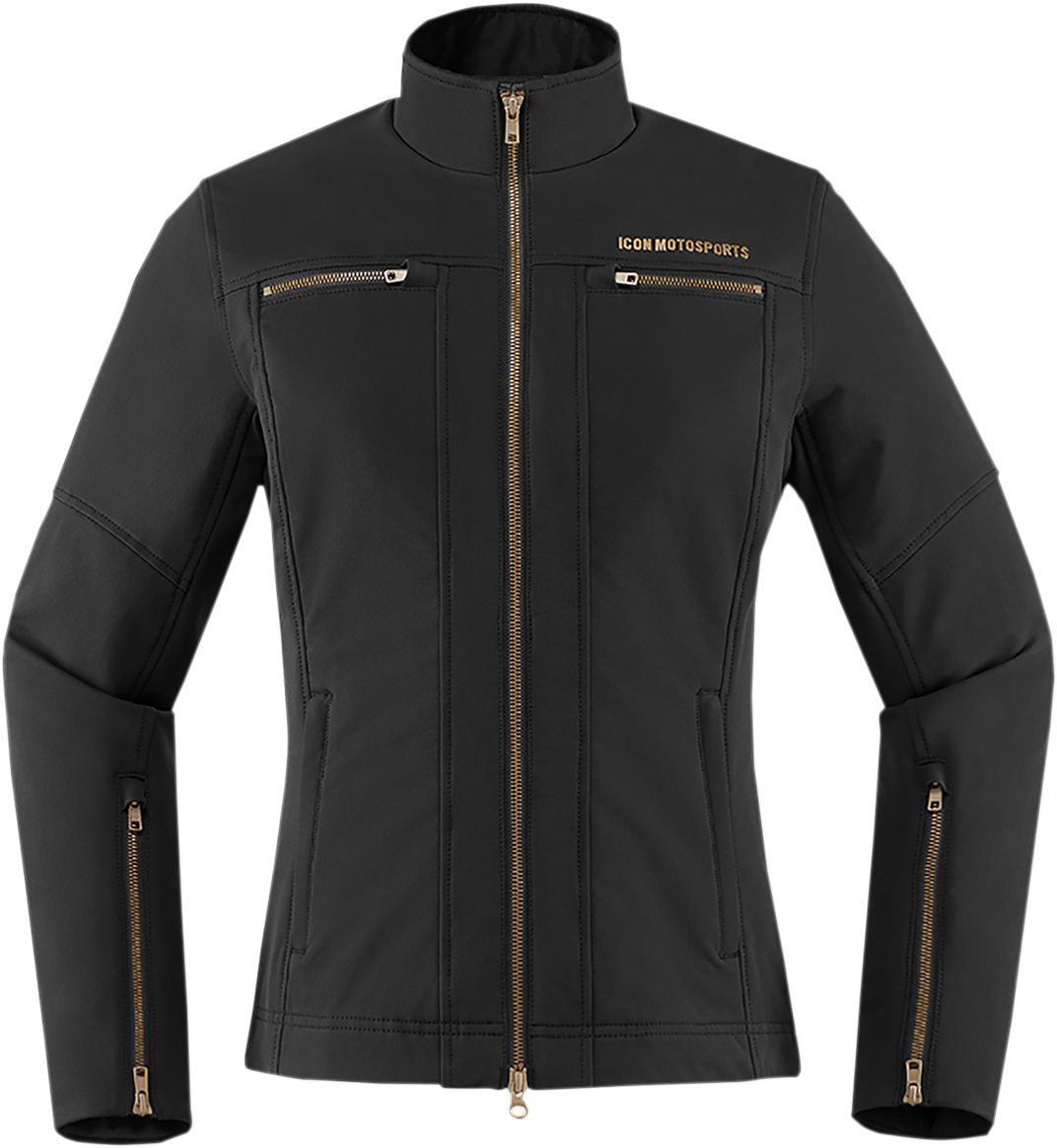 Дамско текстилно мото яке ICON HELLA2 - BLACK
