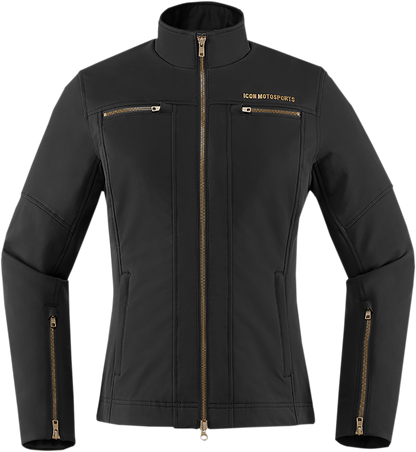 Дамско текстилно мото яке ICON HELLA2 - BLACK