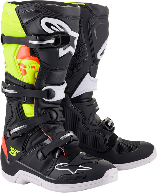 Мотокрос ботуши ALPINESTARS TECH 5 BLACK/RED/YELLOW
