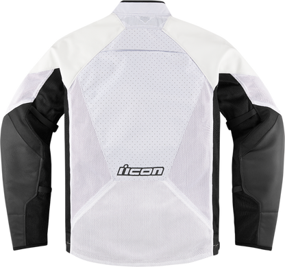 Текстилно мото яке ICON HOOLIGAN CE WHITE