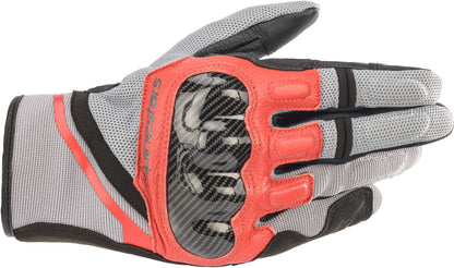 Ръкавици ALPINESTARS CHROME Ash Gray/Black/Bright Red