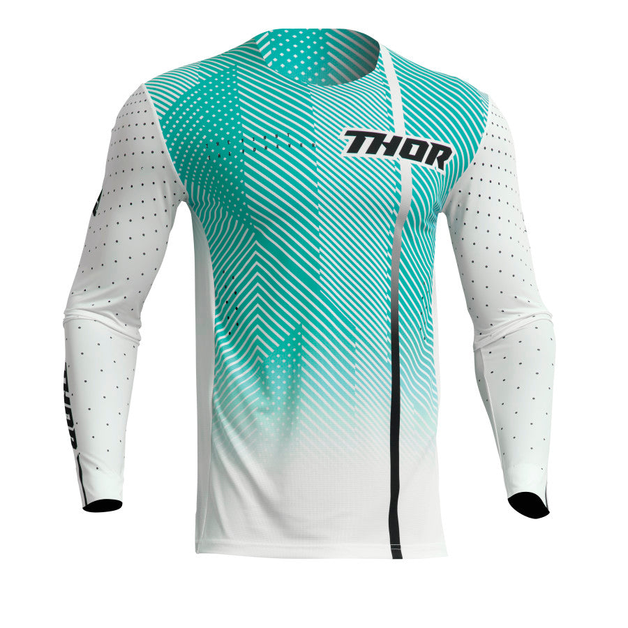 Мотокрос джърси THOR PRIME TECH WHITE/TEAL