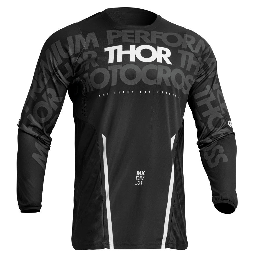 Мотокрос джърси THOR PULSE MONO BLACK/WHITE