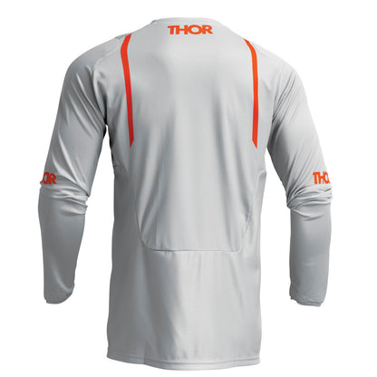 Мотокрос джърси THOR PULSE MONO LIGHT GRAY/ORANGE