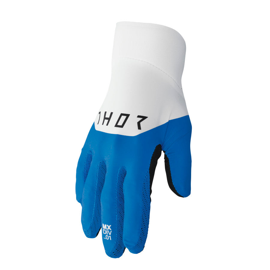 Мотокрос ръкавици THOR AGILE RIVAL BLUE/WHITE