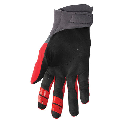 Мотокрос ръкавици THOR AGILE RIVAL RED/CHARCOAL