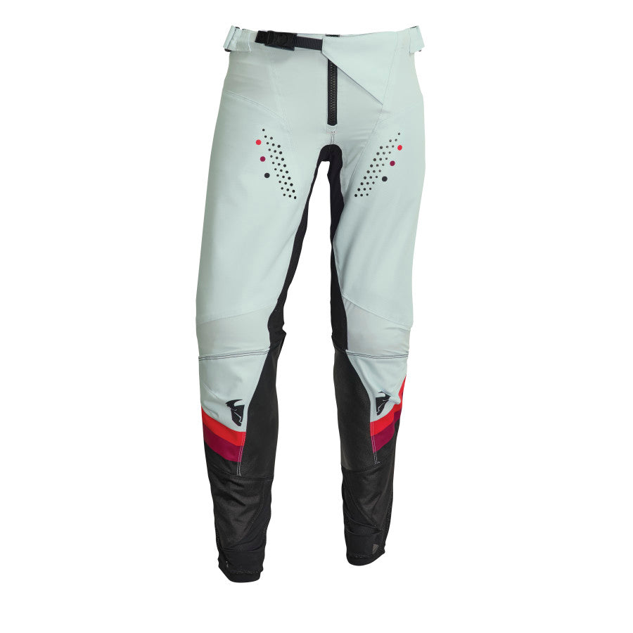 Дамски мотокрос брич THOR WOMENS PULSE REV BLACK/LIGHT MINT