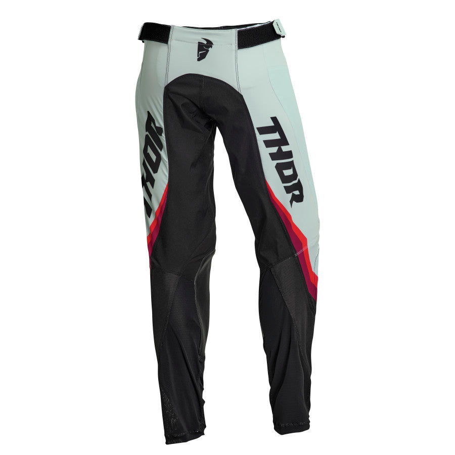 Дамски мотокрос брич THOR WOMENS PULSE REV BLACK/LIGHT MINT