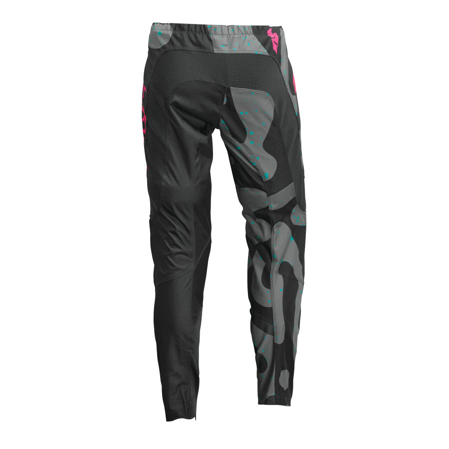 Дамски мотокрос брич THOR WOMEN'S SECTOR DISGUISE GRAY/PINK