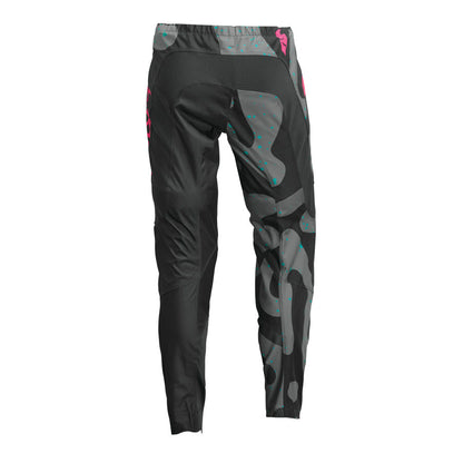 Дамски мотокрос брич THOR WOMEN'S SECTOR DISGUISE GRAY/PINK