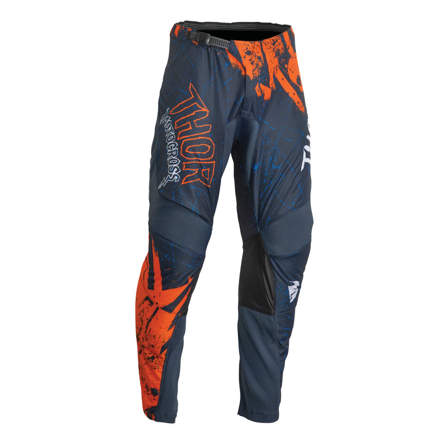 Детски мотокрос брич THOR YOUTH SECTOR GNAR MIDNIGHT/ORANGE