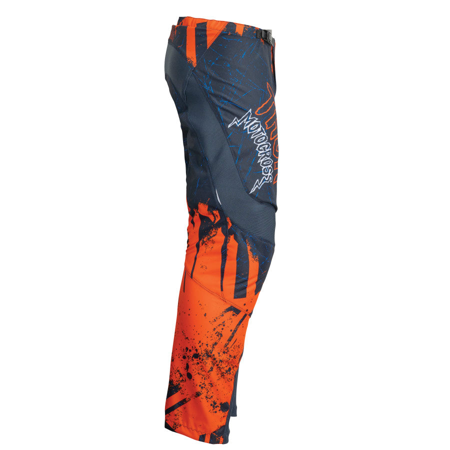Детски мотокрос брич THOR YOUTH SECTOR GNAR MIDNIGHT/ORANGE