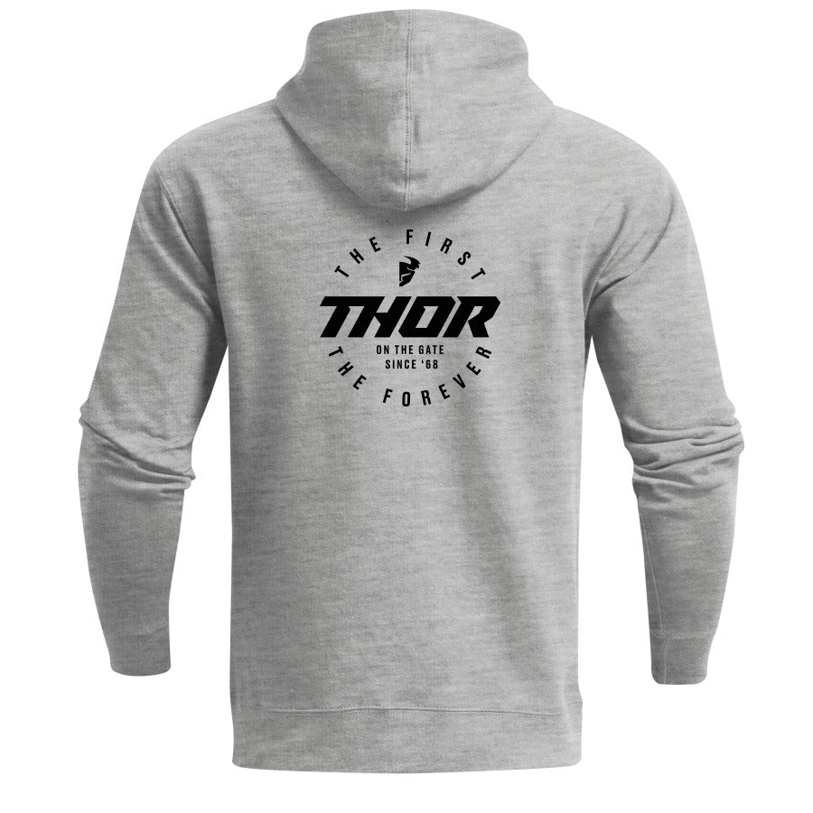 Суитшърт THOR STADIUM HEATHER GRAY ZIP UP
