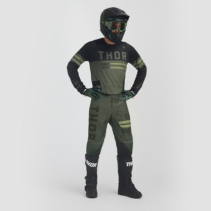 Мотокрос брич THOR PULSE COMBAT ARMY/BLACK