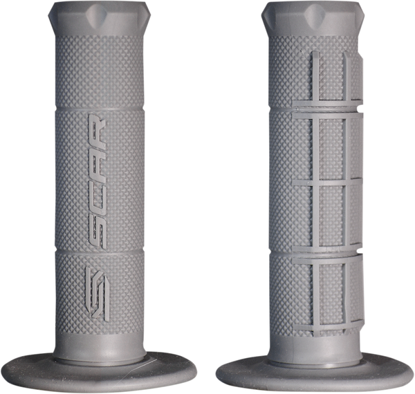 Мото ръкохватки SCAR HALF WAFFLE GREY