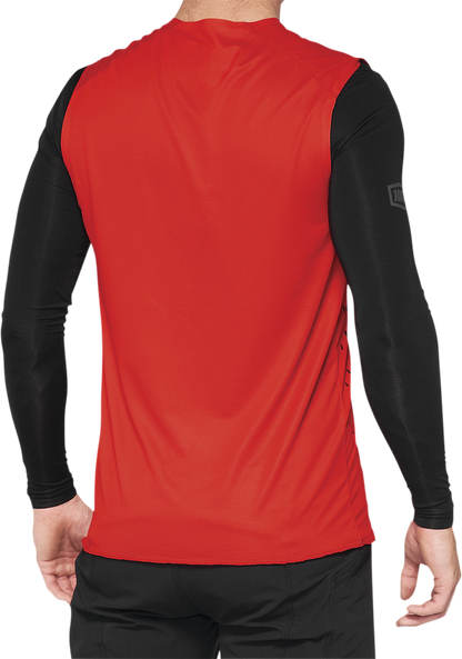 Вело джърси 100% R-CORE CONCEPT RED/BLACK
