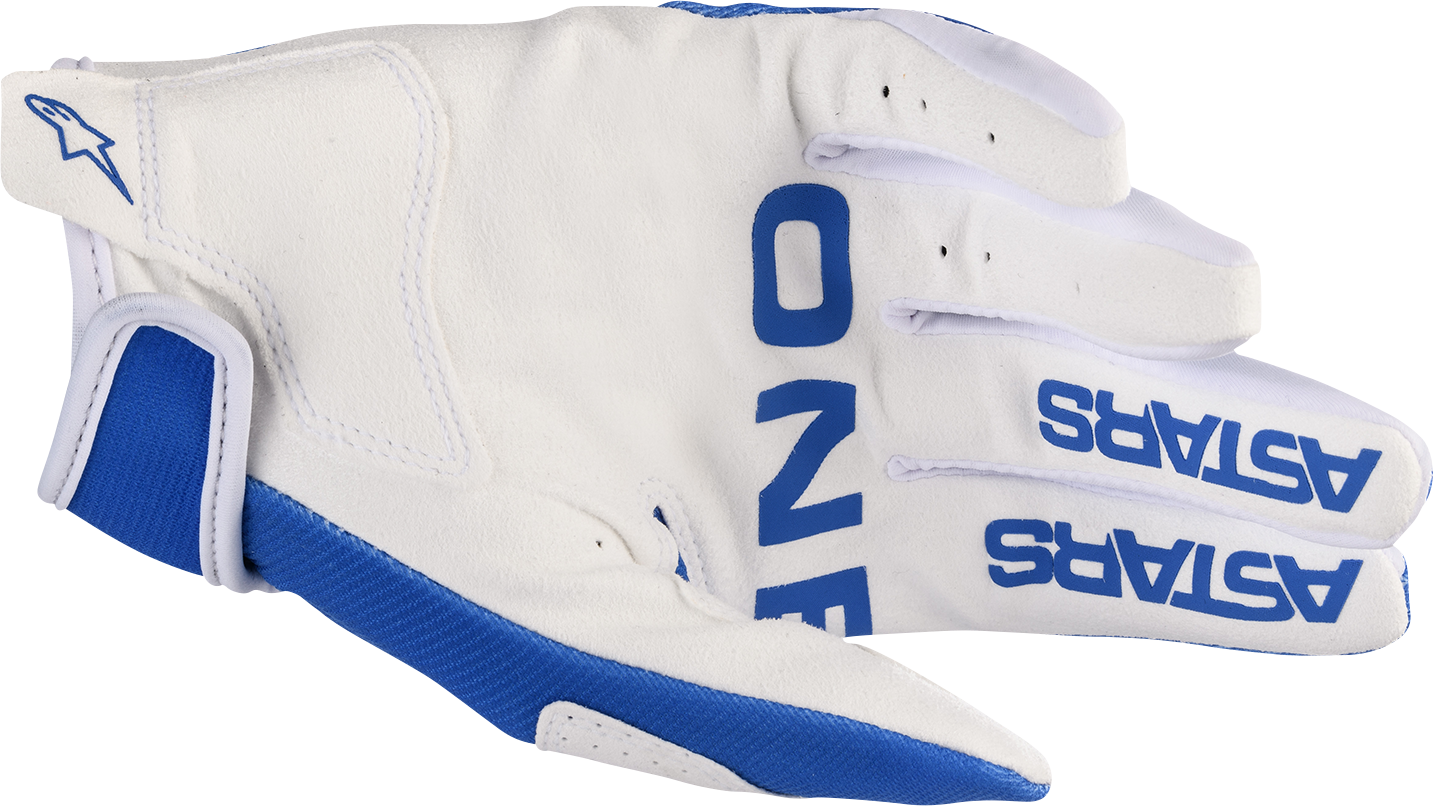 Детски мотокрос ръкавици ALPINESTARS RADAR BLUE/WHITE