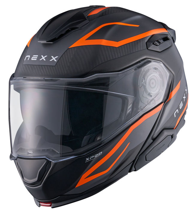 Каска NEXX X.LIFETOUR FLIP UP PRO MILE ORANGE GRAY