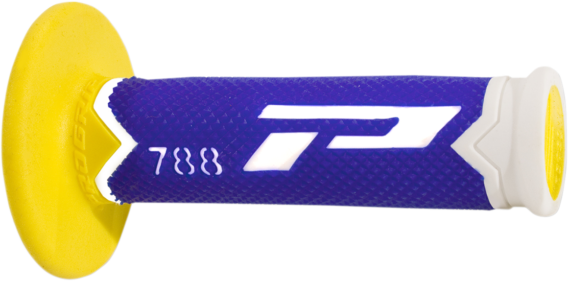Мотокрос ръкохватки PROGRIP TRIPPLE Density 788 788 WHITE/BLUE/YELLOW