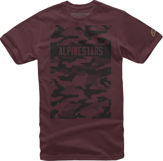 Мото тениска ALPINESTARS TEE TERRA MAROON
