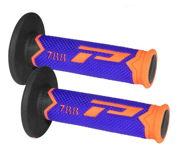 Мотокрос ръкохватки PROGRIP TRIPPLE Density FLO ORANGE/BLUE/BLACK