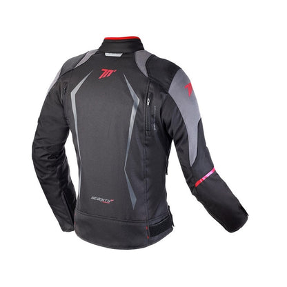 Дамско текстилно мото яке SEVENTY SD-JR49 BLACK/RED