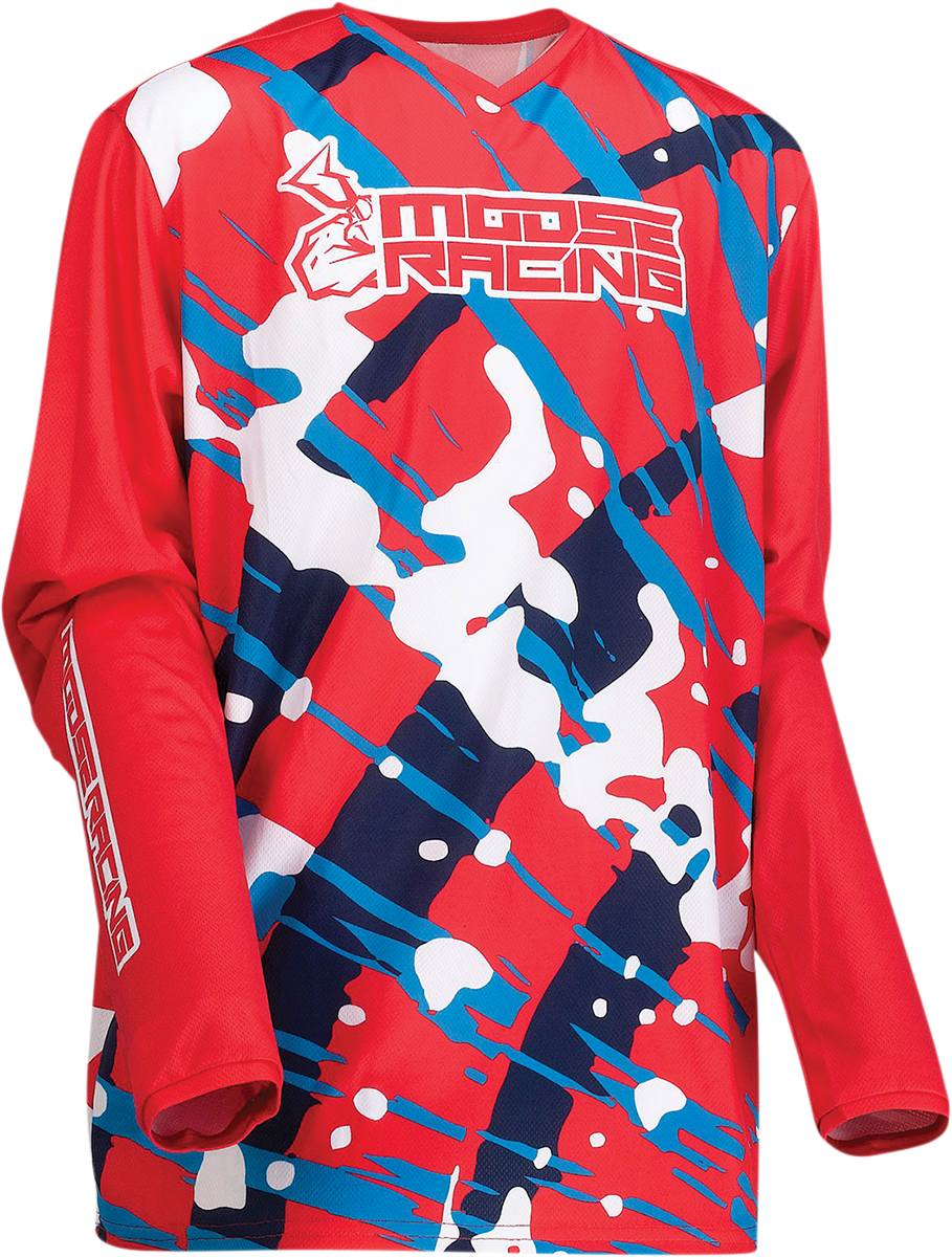 Детска блуза MOOSE RACING AGROID RED