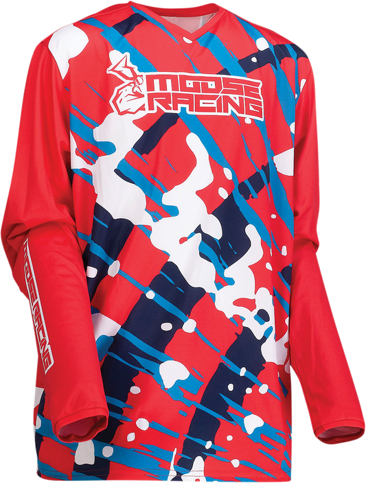 Детска блуза MOOSE RACING AGROID RED