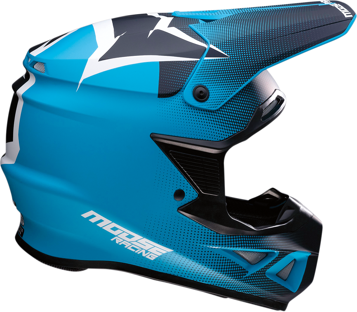 Мотокрос каска MOOSE RACING FI AGROID BLUE
