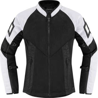 Дамско текстилно мото яке ICON MESH AF WHITE