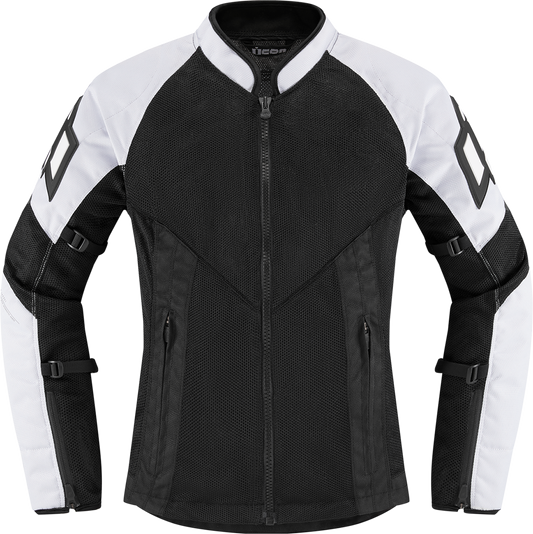 Дамско текстилно мото яке ICON MESH AF WHITE