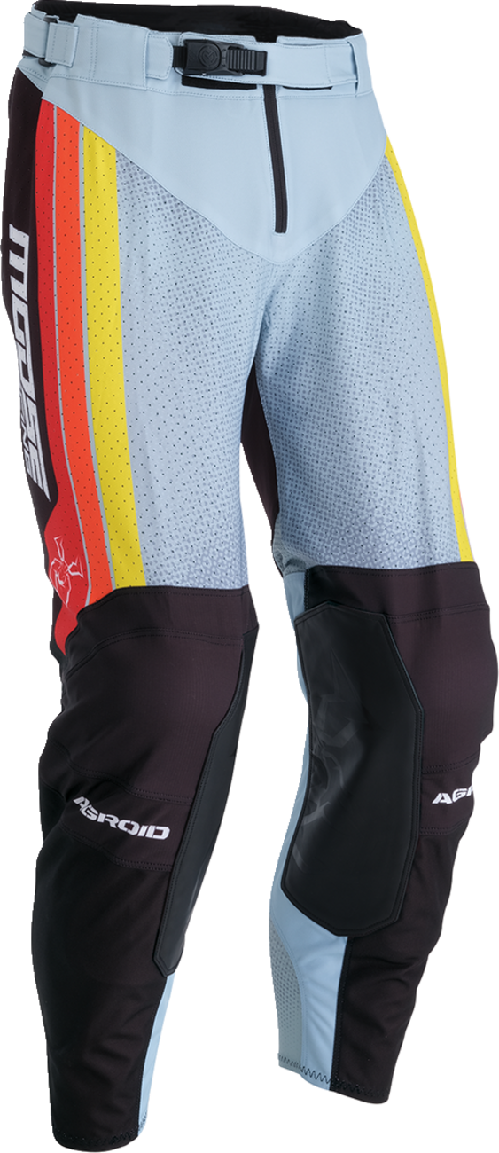 Мотокрос брич MOOSE RACING AGROID GRAY/YELLOW
