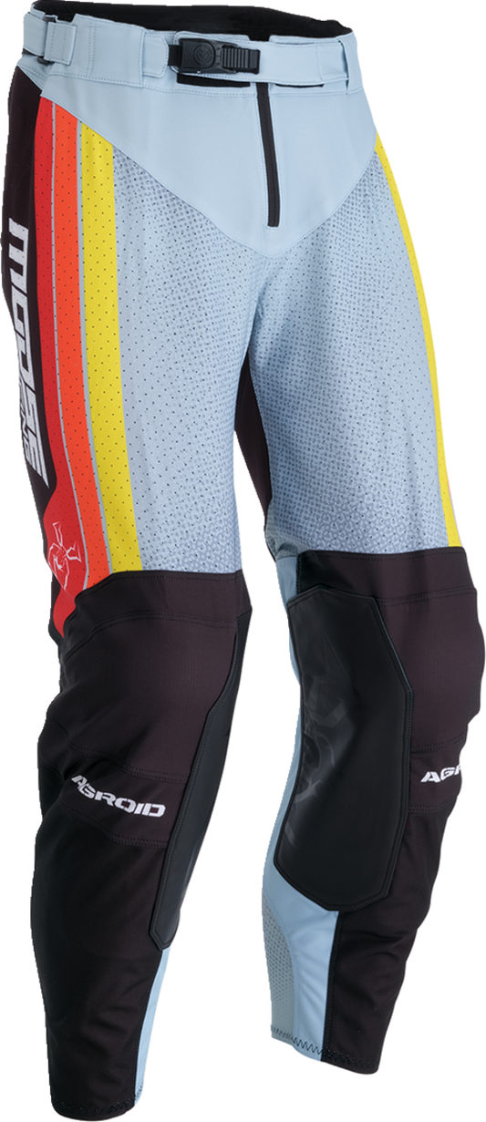 Мотокрос брич MOOSE RACING AGROID GRAY/YELLOW